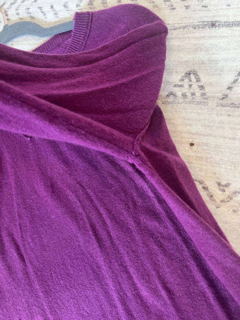 Forte Cashmere Purple Cowlneck Cashmere Sweater - Picture 7 of 8